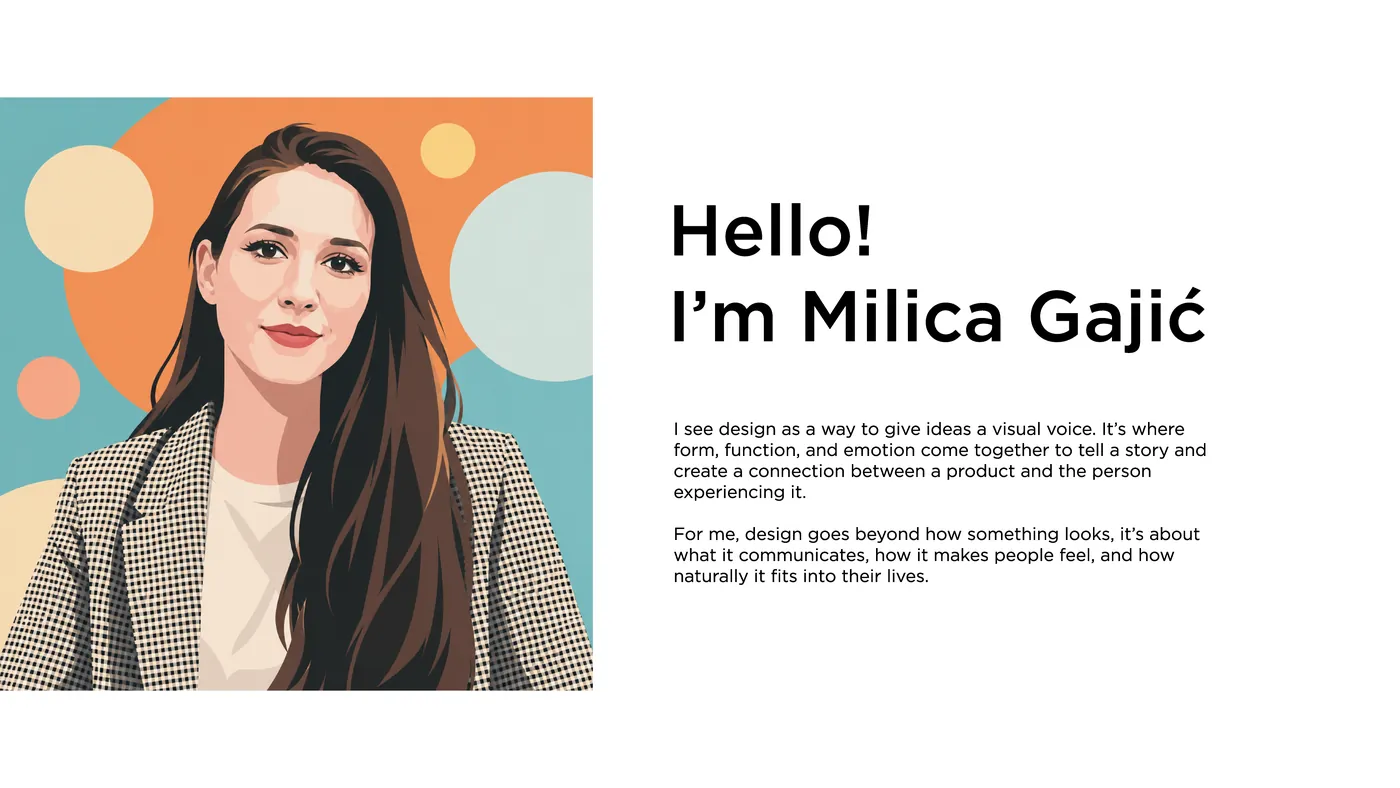 Hello! I'm Milica Gajić — about me